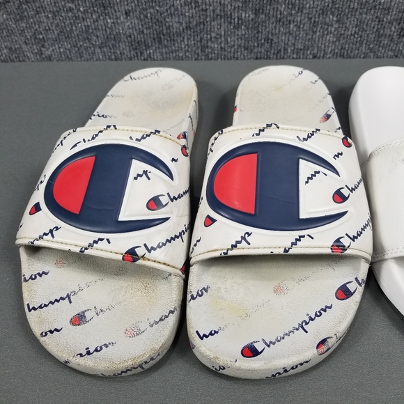 Lot of 2 — women's Champion and ATHLETICS comfort footbed slides Size 9 - Picture 3 of 10